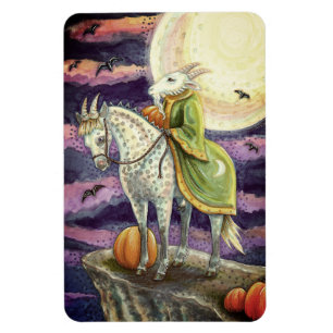 IMÁN DEMONIO DE CABRA, SEGURO FANTASY HALLOWEEN DE PASO