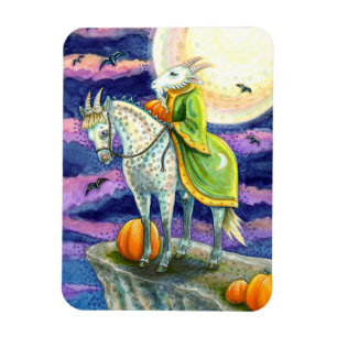 IMÁN DEMONIO DE CABRA, SEGURO FANTASY HALLOWEEN DE PASO