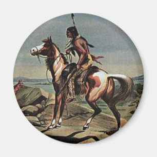 Imán Demostración del oeste salvaje de los Buffalo