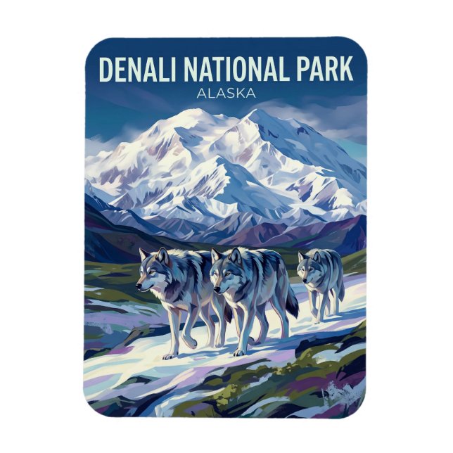 Imán Denali National Park and Preserve Alaska (Vertical)