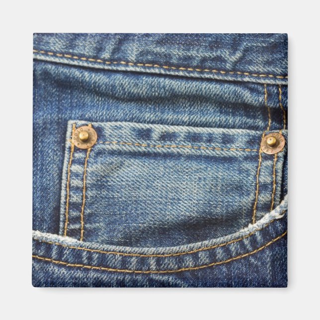 Imán Denim - Blue Jean Pocket (Frente)