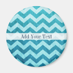 Imán Denim Chevron por Shirley Taylor