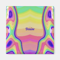 DENISE ~ Patrón abstracto ~ Multicolorizado ~