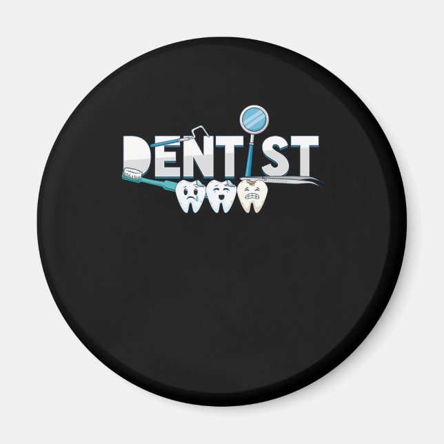 Imán Dentist Dental Teeth Médica Tooth Medical Gift (Frente)