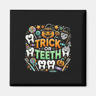 Imán Dentista Dentista Halloween Dental Hygi