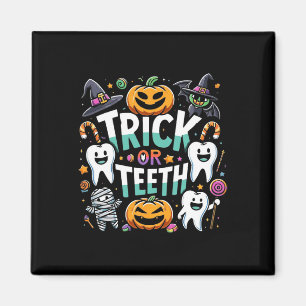 Imán Dentista Dentista Halloween Dental Hygi