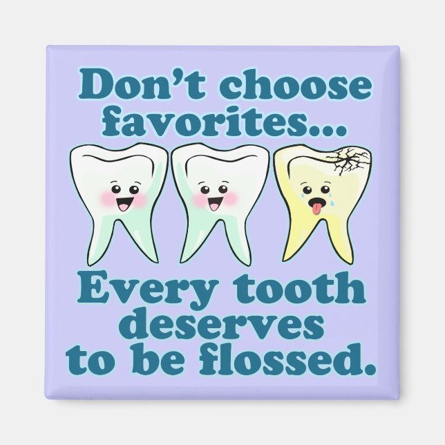 Imán Dentista gracioso (Frente)