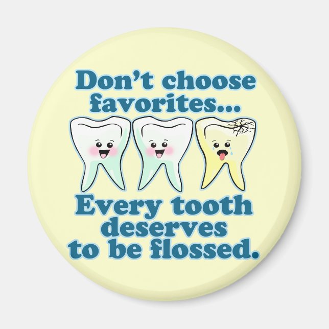 Imán Dentista gracioso (Frente)