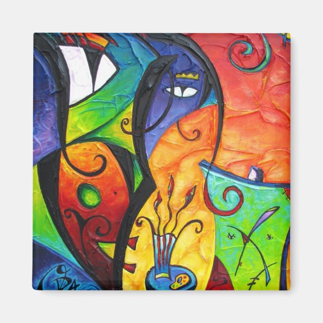 Imán Dentro del artista (imán) (Frente)