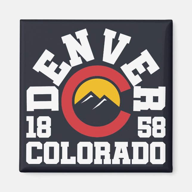 Imán Denver, Colorado (Frente)