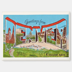 Imán Denver Colorado Antiguo
