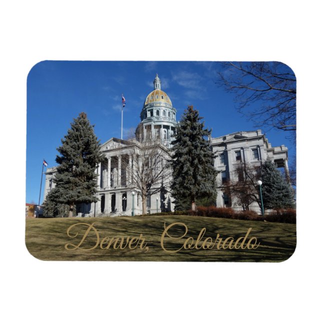 Imán Denver, Colorado, State Capitol Building (Horizontal)