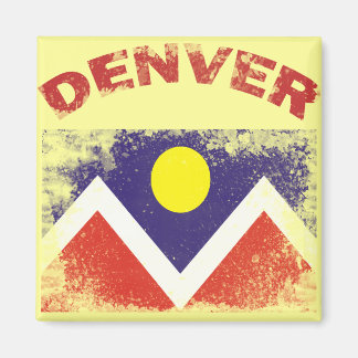 IMÁN DENVER CON BANDERA DE CIUDAD
