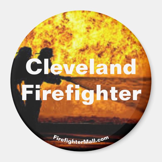 Imán Departamento de Bomberos Voluntarios de Cleveland[ (Frente)