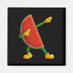 Imán Deporte divertido de danza de frutas de la melena