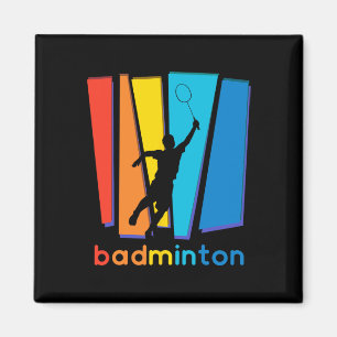 Imán Deportes de arte en el transbordador Badminton col