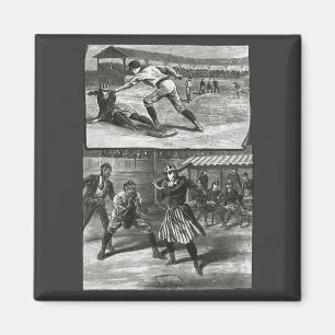 Imán Deportes de época, equipos de béisbol femenino vic