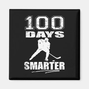 Imán Deportes de hockey 100 días más inteligentes