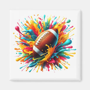 Imán Deportes de pelota de juego de salpicaduras colori