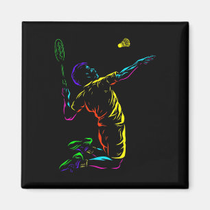 Imán Deportes del lanzadera del jugador Badminton Graph