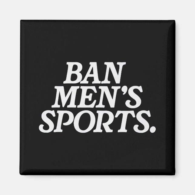 Imán Deportes divertidos para hombres (Frente)