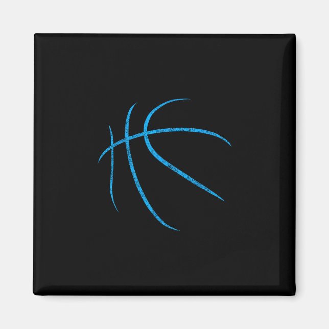 Imán Deportes minimalistas Blue Sketll Ll (Frente)