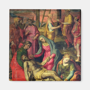 Imán Deposición de la cruz, 1582 (tempera en el panel)