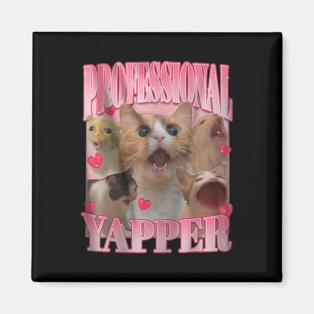 Imán Depósito divertidísimo de yapper profesional (Frente)