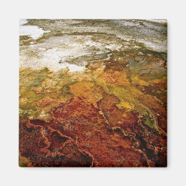 Imán Depósitos minerales multicolores en Yellowstone