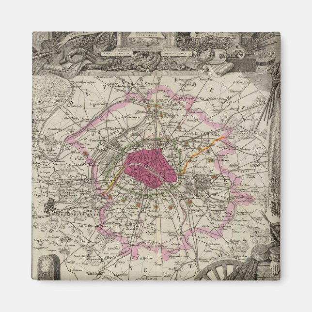 Imán Dept. De La Seine (Frente)