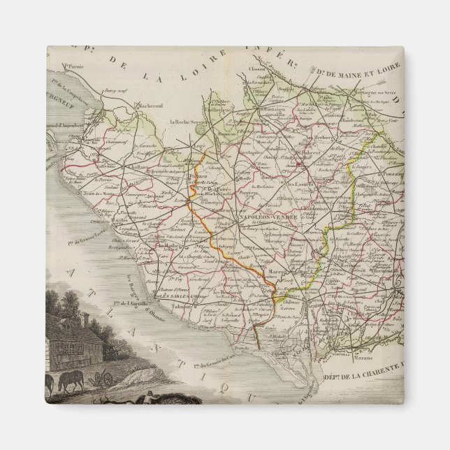 Imán Dept. De La Vendee (Frente)