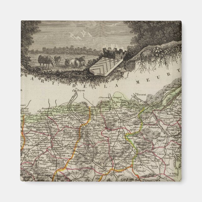 Imán Dept Des Vosges (Frente)