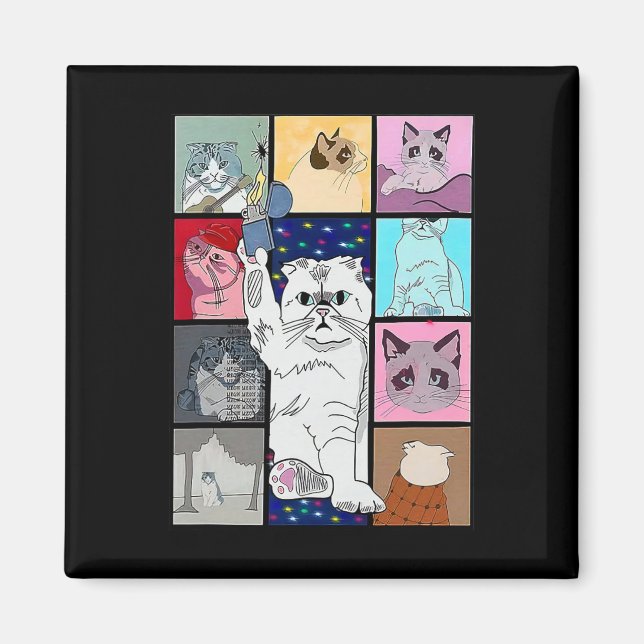 Imán Depuración De Gatos En Mi Lap Porque Me Ama Cat L (Frente)