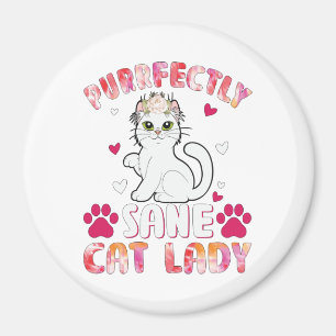 Imán Depuradamente Sane Cat Lady