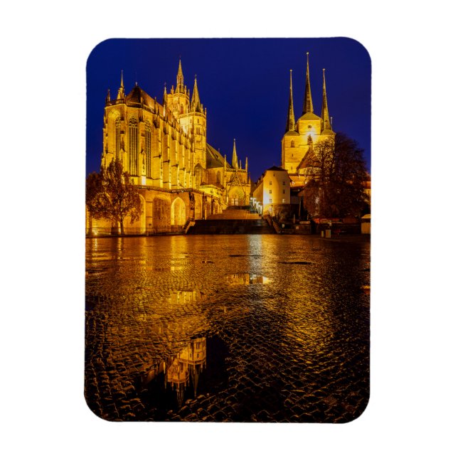 Imán Der Erfurter Dom en Thüringen (Vertical)