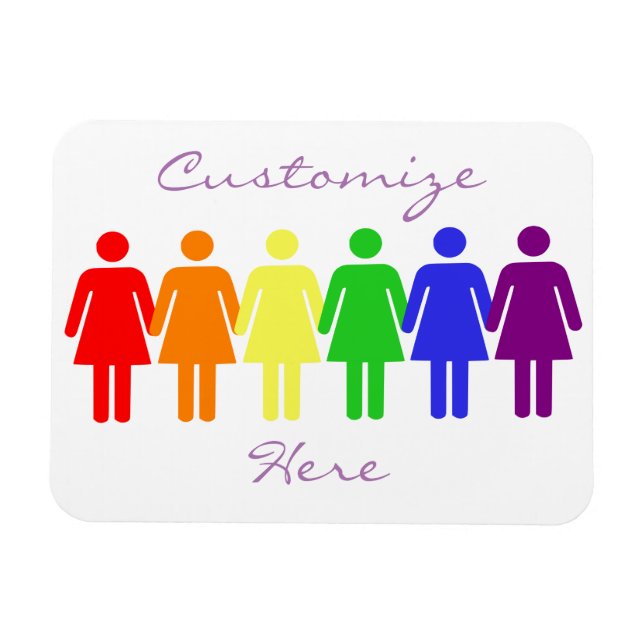 Imán derechos de la mujer 2017 LGBTQIA Thunder_Cove (Horizontal)