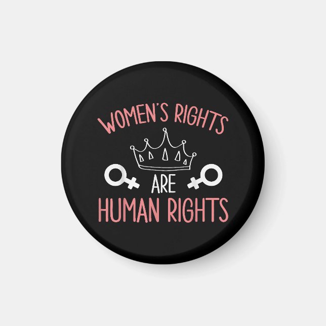 Imán Derechos de la mujer Derechos de la mujer Derechos (Frente)