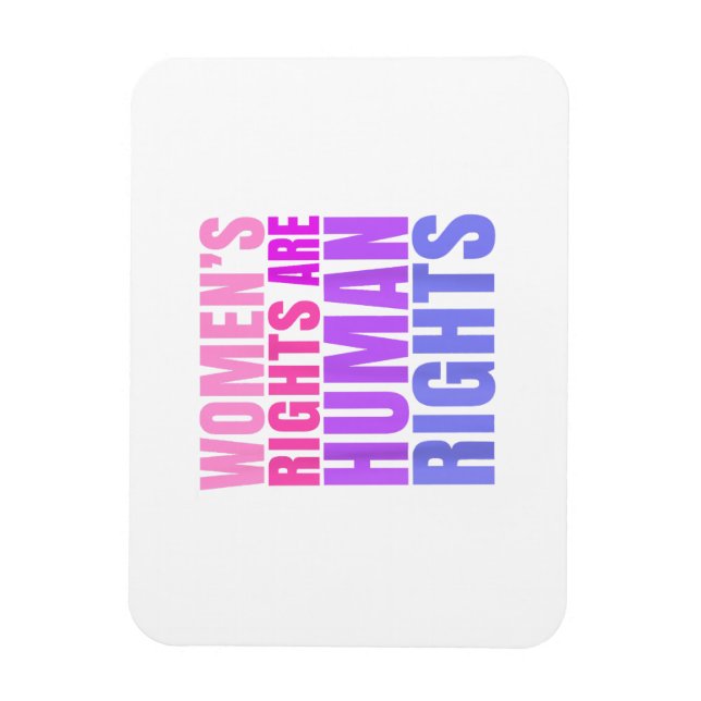 Imán Derechos Humanos Derechos de la Mujer (Vertical)