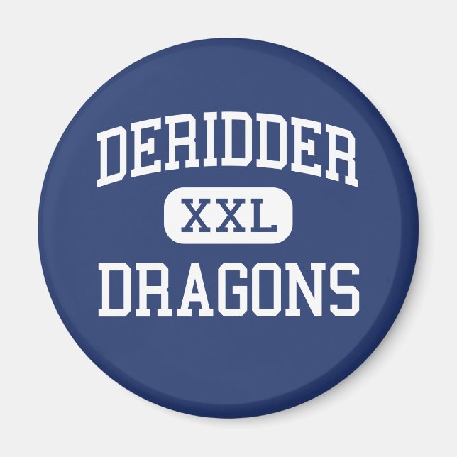 Imán DeRidder - Dragones - Alto - DeRidder Louisiana (Frente)