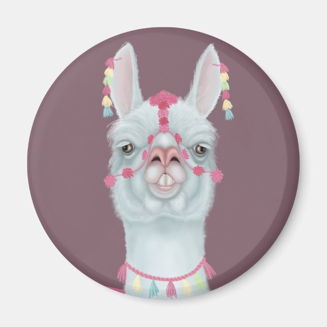 Imán Derpy Llama (Frente)