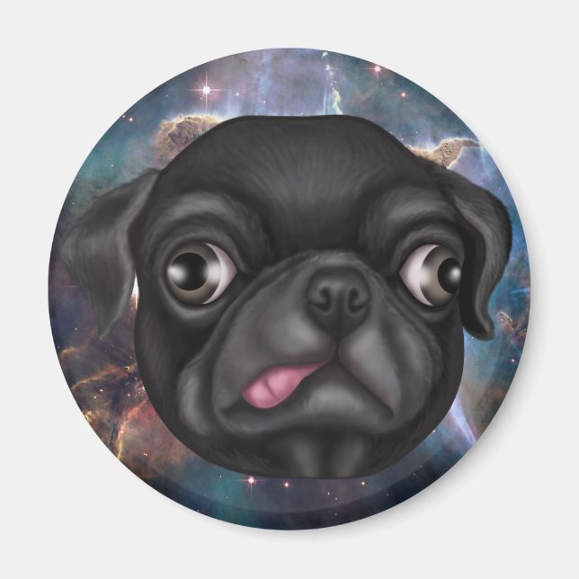 Imán Derpy Pug (Frente)