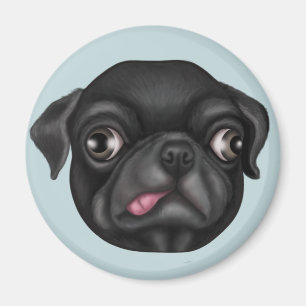 Imán Derpy Pug