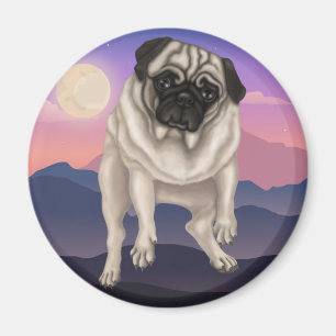 Imán Derpy Pug