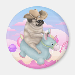 Imán Derpy Pug Magnet