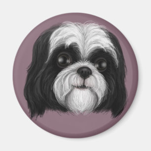 Imán Derpy Shih Tzu