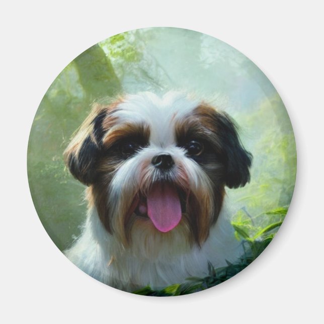 Imán Derpy Shih Tzu Magnet (Frente)