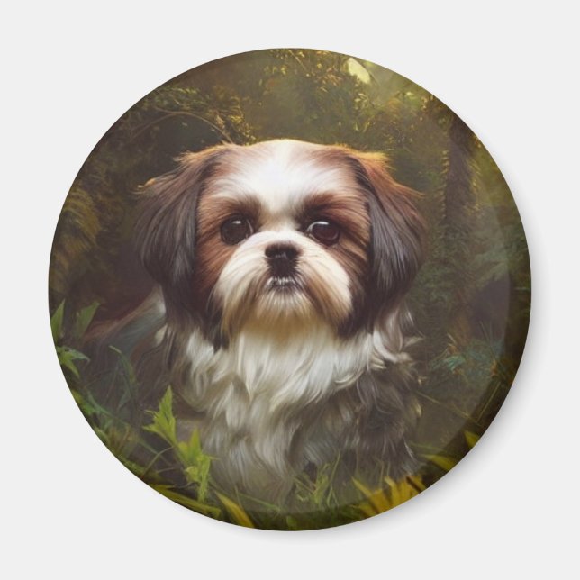 Imán Derpy Shih Tzu Magnet (Frente)