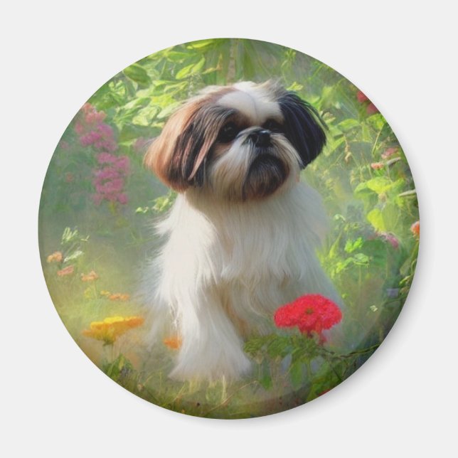 Imán Derpy Shih Tzu Magnet (Frente)