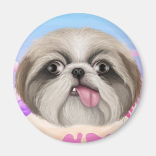 Imán Derpy Shih Tzu Magnet