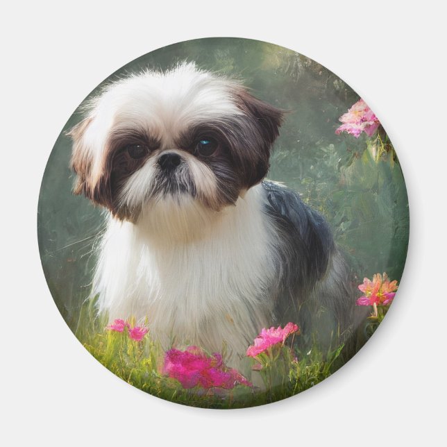 Imán Derpy Shih Tzu Magnet (Frente)